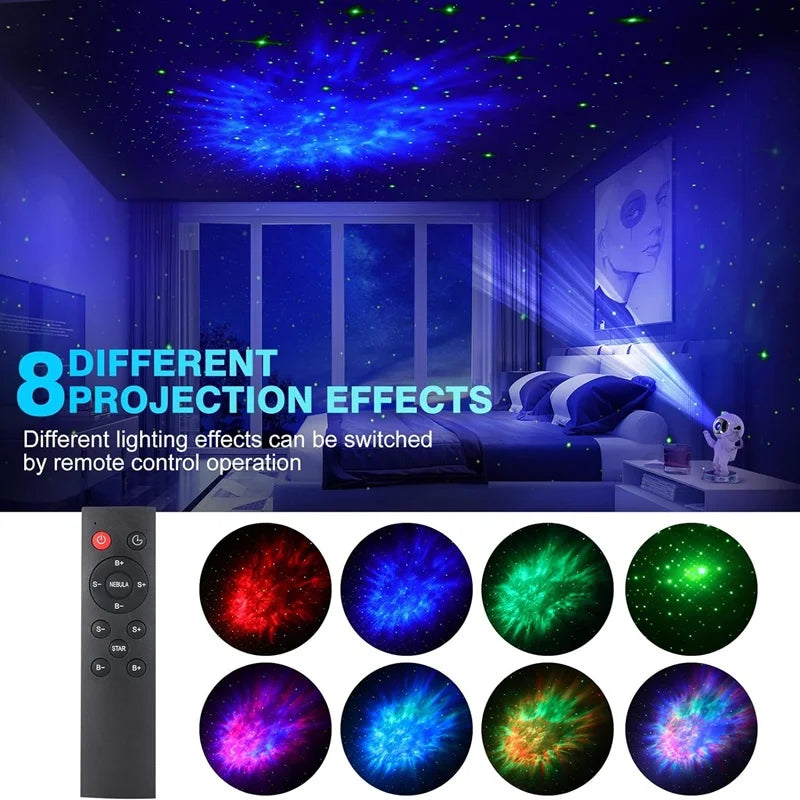 2023 Galaxy Star Projector: Astral Night Light & Astronaut Lamp