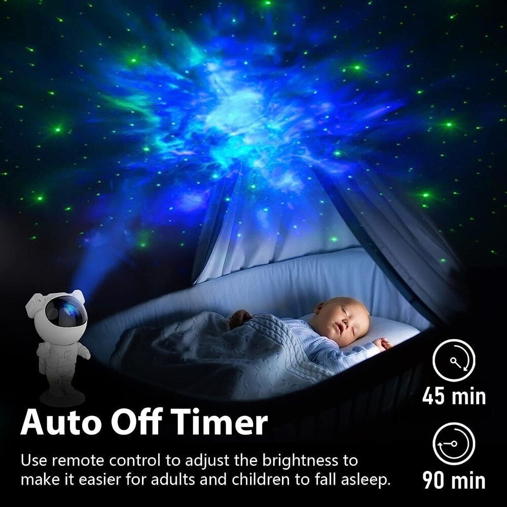 Astronaut Galaxy Star Projector: Transform Your Space with Nebula Starry Sky Night Light and Remote Control