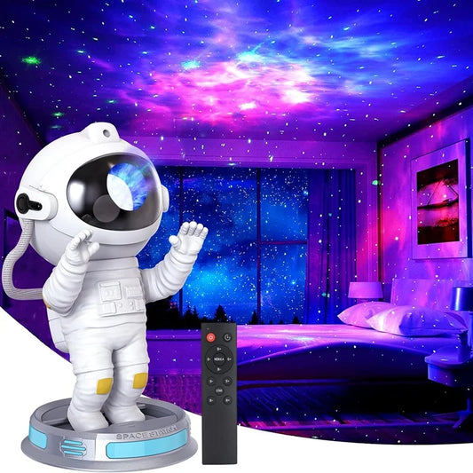 2023 Galaxy Star Projector: Astral Night Light & Astronaut Lamp