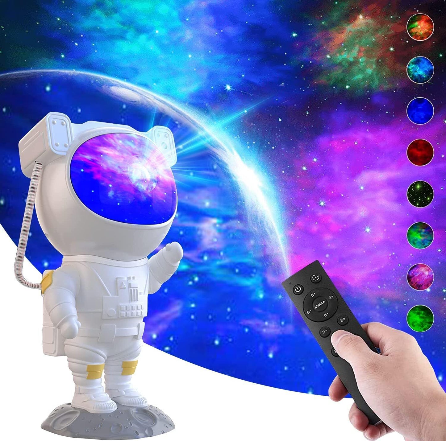 Astronaut Galaxy Star Projector: Transform Your Space with Nebula Starry Sky Night Light and Remote Control