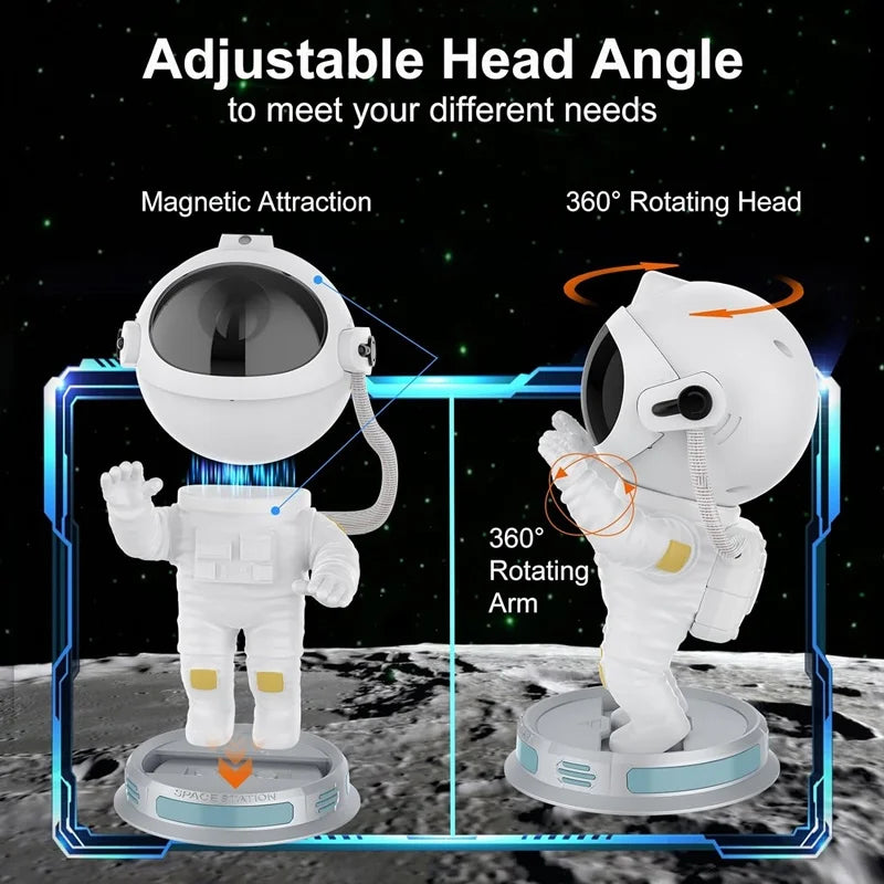 2023 Galaxy Star Projector: Astral Night Light & Astronaut Lamp