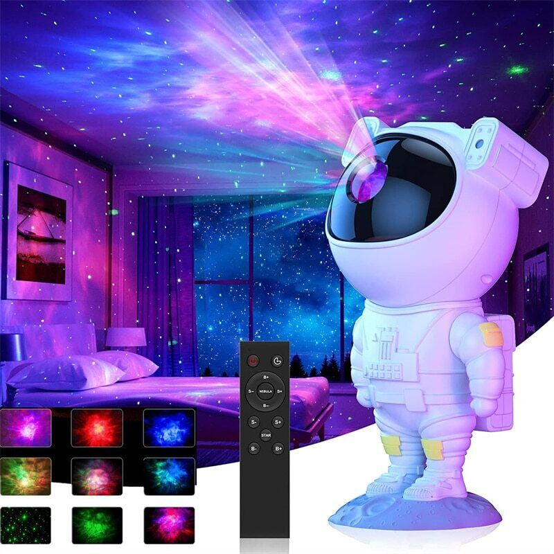 Astronaut Galaxy Star Projector: Transform Your Space with Nebula Starry Sky Night Light and Remote Control