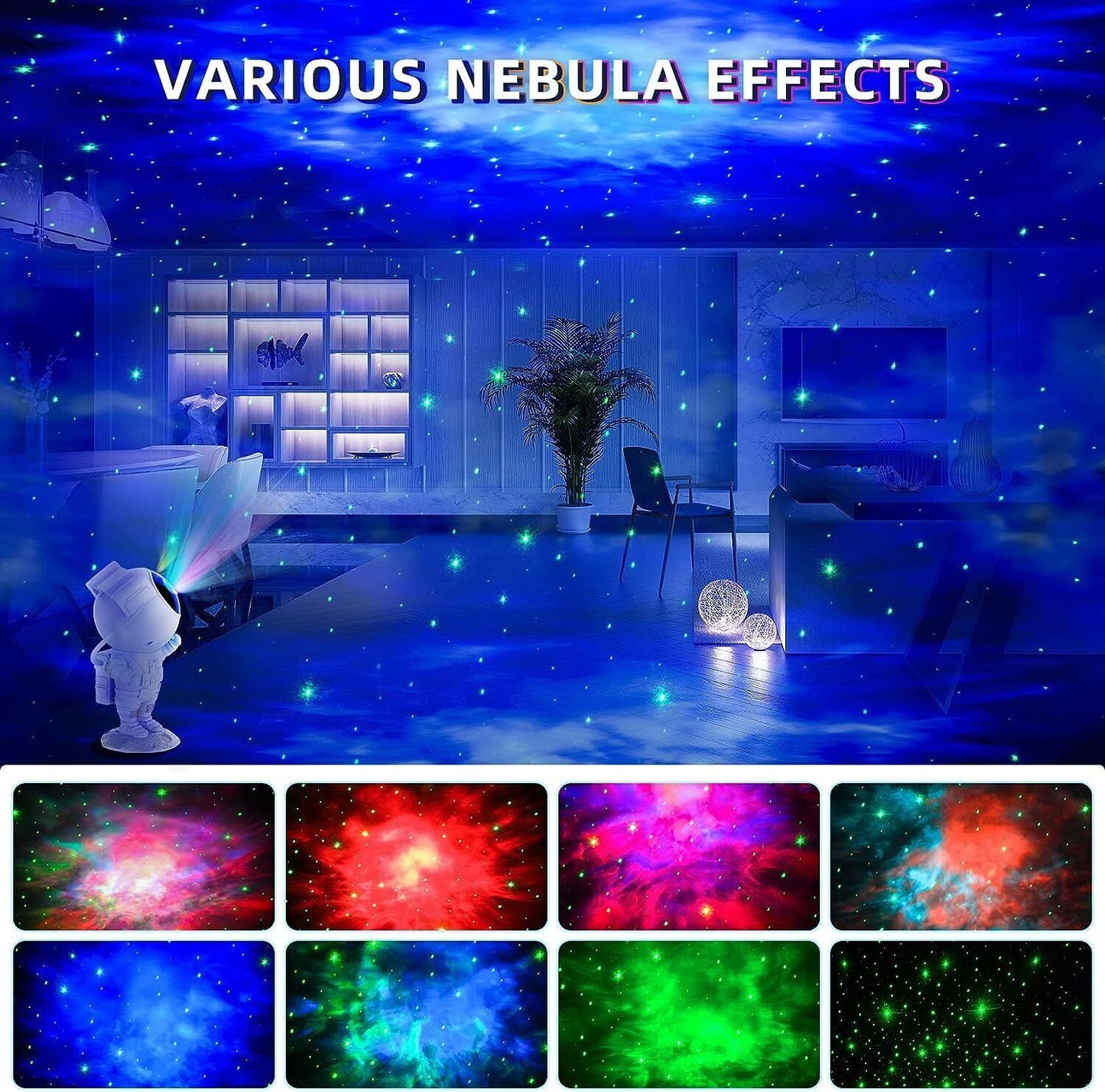 Astronaut Galaxy Star Projector: Transform Your Space with Nebula Starry Sky Night Light and Remote Control