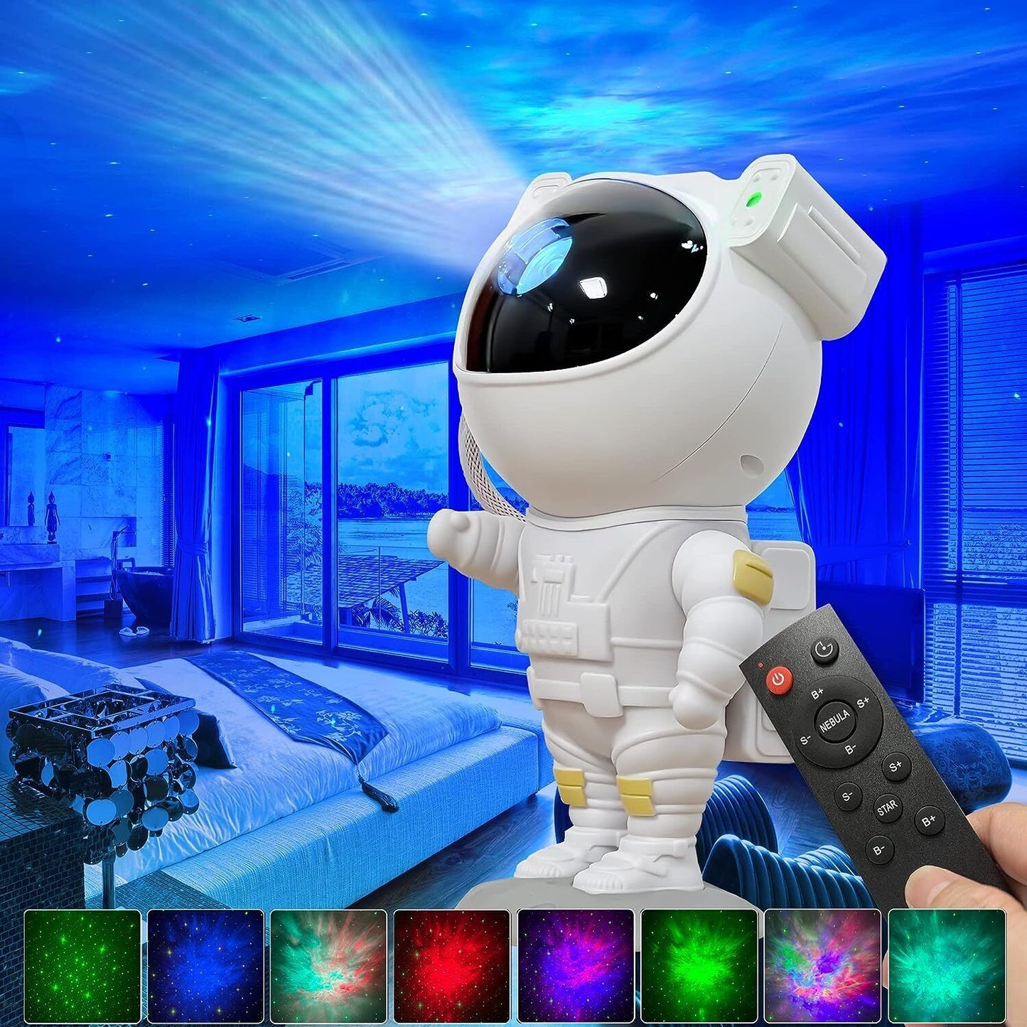 Astronaut Galaxy Star Projector: Transform Your Space with Nebula Starry Sky Night Light and Remote Control